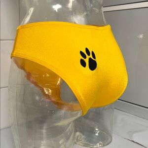 Gold & Black Wildcats Midrise Cheer Briefs XS NWOT